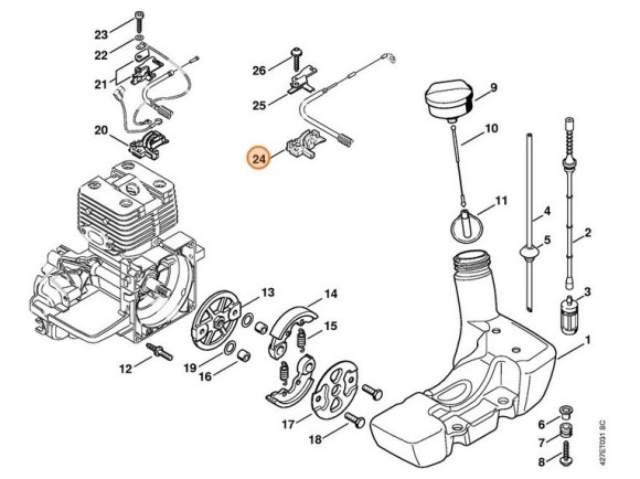 Крепление – нижняя сторона (41341822105)