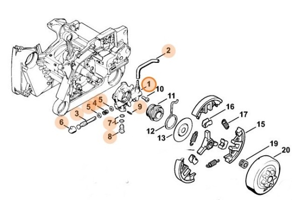 Масляный насос (ход 0,9 мм) (11226403204)