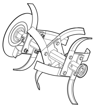 Комплект пропашки STIHL в зборі, зправа (62507100203) Комплект пропашки STIHL в зборі, зправа (62507100203)