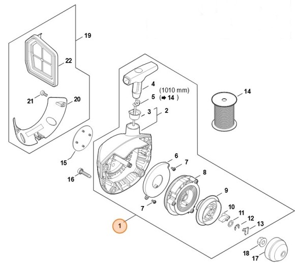 Пусковий пристрій STIHL 41471904012