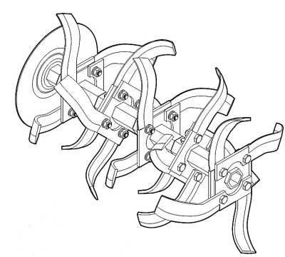 Комплект пропашки STIHL в зборі, зправа (62517100203) Комплект пропашки STIHL в зборі, зправа (62517100203)