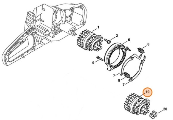 Електродвигун STIHL 12546000240