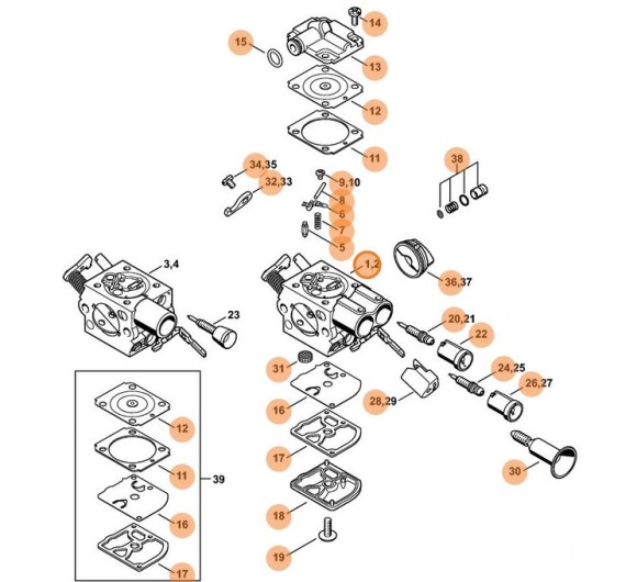 C1Q-S246D карбюратор (1141/11) (11411200611)
