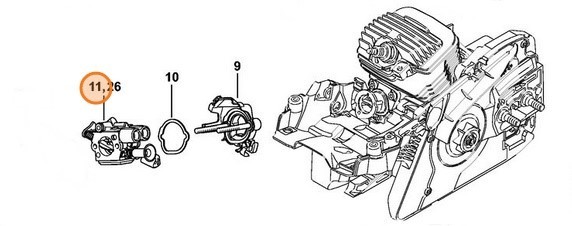 C1Q-S252B карбюратор (11411200616)