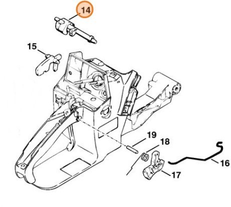 Вал переключателя (11181820900)