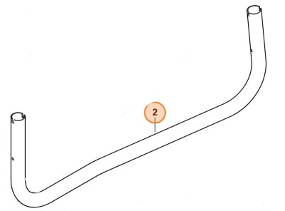 Трубчата рукоятка STIHL 41487911703