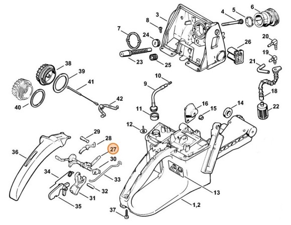 Вал переключателя (11221800905)