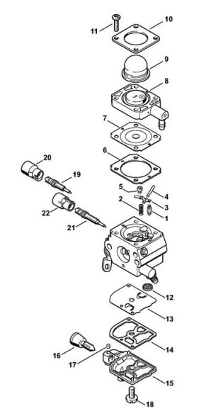 C1Q-S282C карбюратор (41401200623)