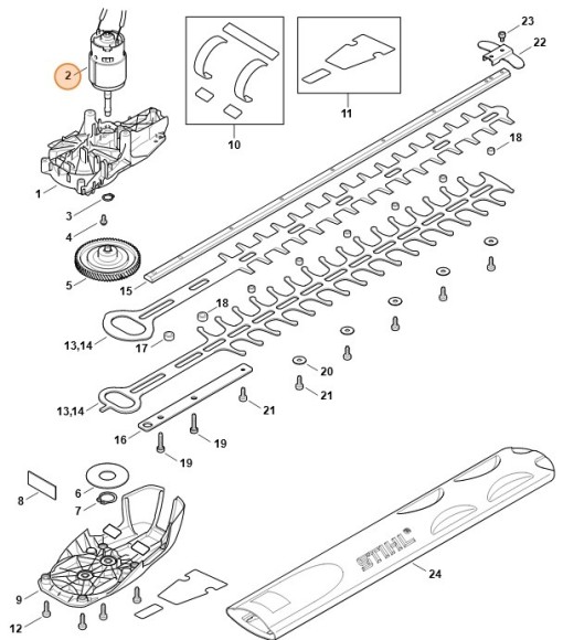 Електродвигун STIHL 45216000201