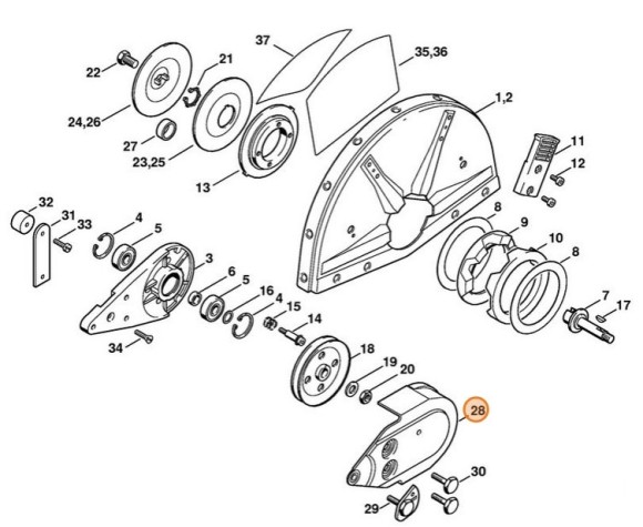 Захисний пристрій STIHL 42017008116