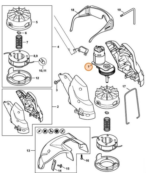 Електродвигун STIHL 45226000201