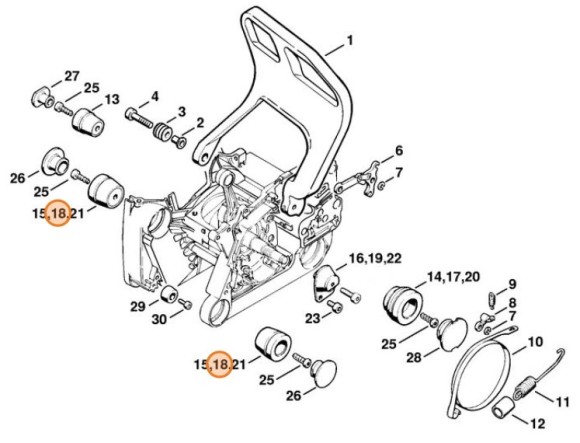 Кільцевий буфер 1125/04 STIHL 11257909904