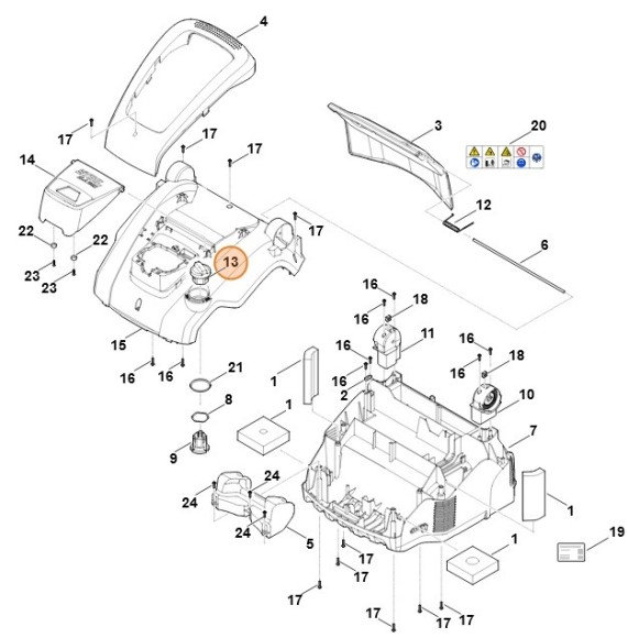 Поворотна ручка STIHL 62917166000