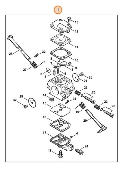 C1Q-S32B карбюратор (11291200650)