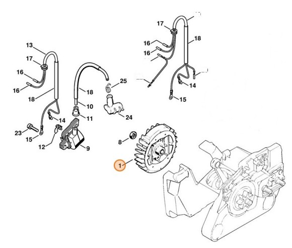 Маховик STIHL 11214001201