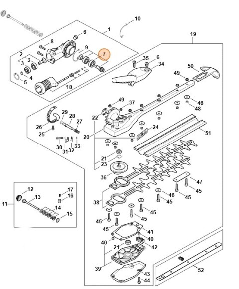 Ведуча шестерня STIHL 42436402503