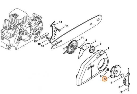 Барашкова гайка STIHL 11216601000 Барашкова гайка STIHL 11216601000