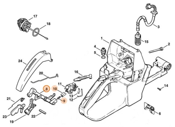 Вал переключателя (11281800910)