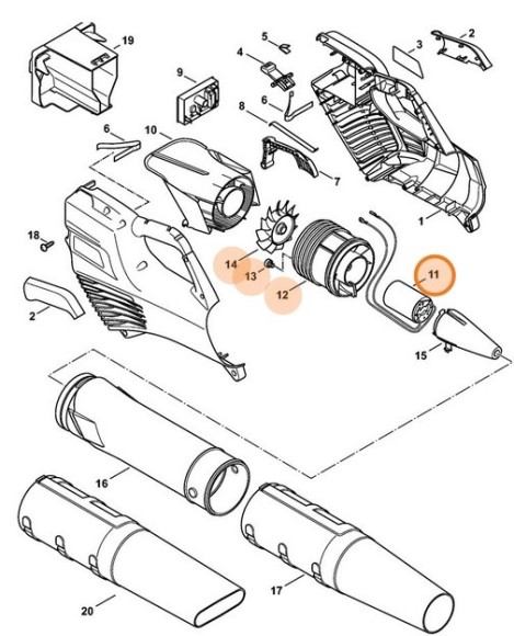 Електродвигун STIHL 45236000204