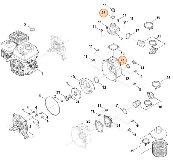 Ущільнення пробки STIHL VB037092020
