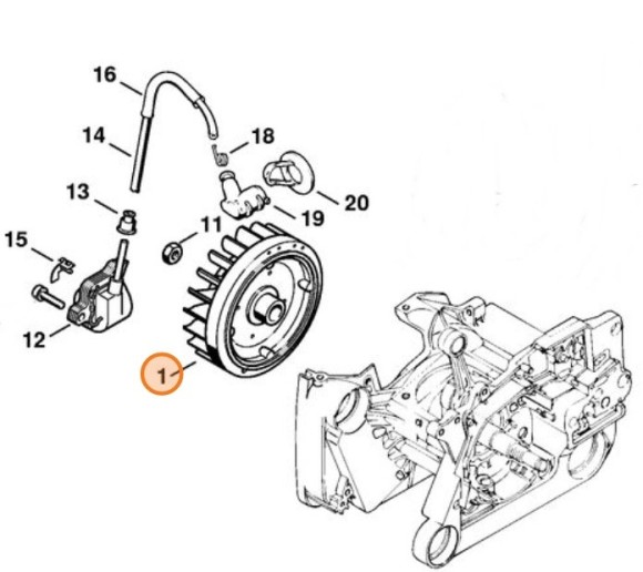 Mаховик STIHL 11224001217