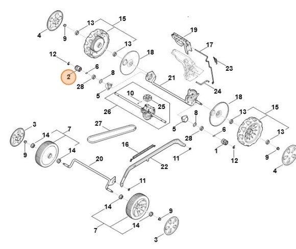 Ведуча шестерня STIHL 00006402506
