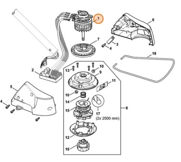Електромотор STIHL 48526000200