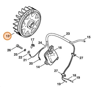 Маховик STIHL 11244001210