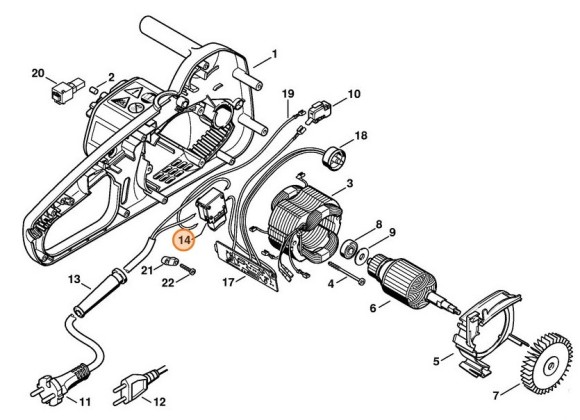 Вимикач STIHL 12084350301