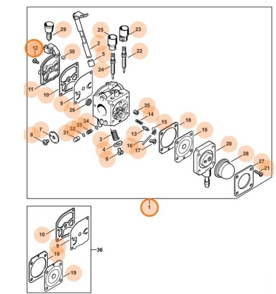 C1Q-S68H карбюратор (42291200606)