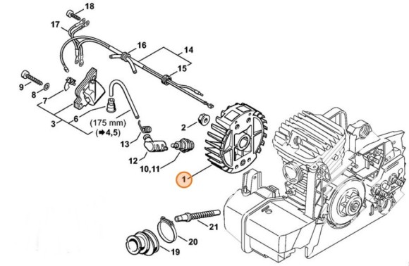 Mаховик STIHL 11274001200