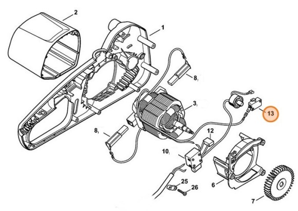 Вимикач STIHL 12084350303