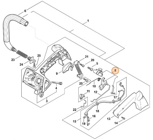 Вал переключателя (11371800951)