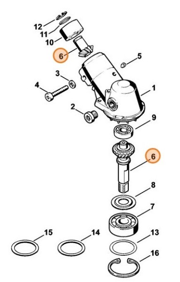 Набор шестірней STIHL 41166407305