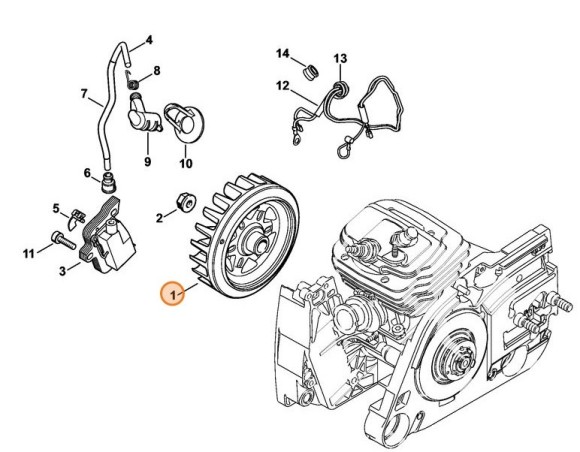 Маховик STIHL 11284001211