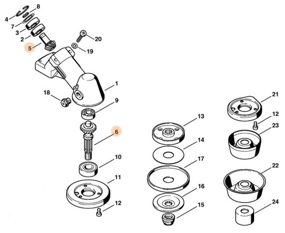 Набір шістерень STIHL 41286407301