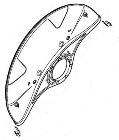 Захисний пристрій STIHL 42247008110 Захисний пристрій STIHL 42247008110