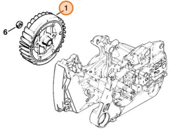 Mаховик STIHL 11284001214