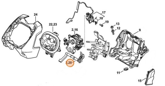 Вал переключателя (11381820904)