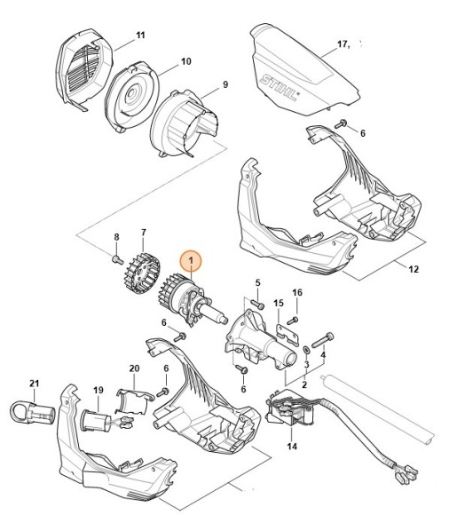 Елекродвигун STIHL 48676000201