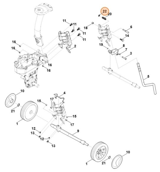 Зажимне кільце STIHL 99910030647