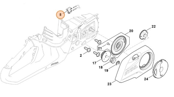 Вимикач STIHL 12504300500 Вимикач STIHL 12504300500