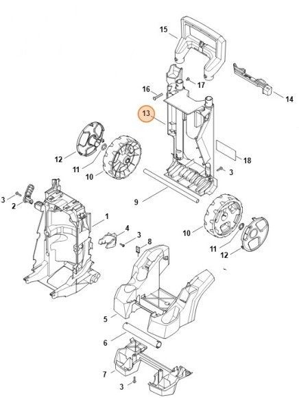 Захисне прикриття STIHL 49507905100