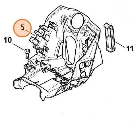 Кожух повітропровода STIHL 11400800905