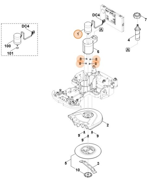 Електродвигун STIHL 63016000202