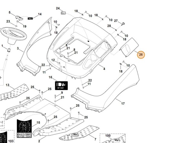 Кришка STIHL 61707063410