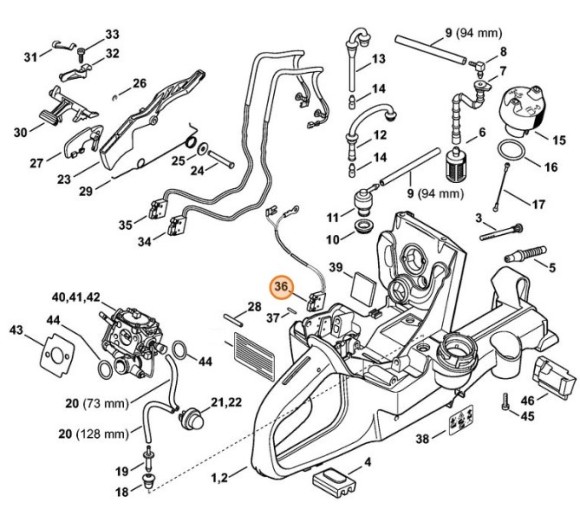 Вимикач STIHL 42244300500