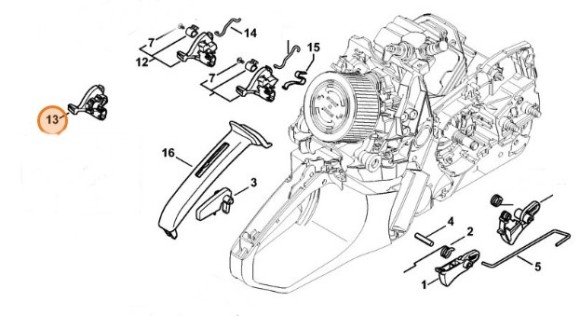 Вал переключателя (11401800904)