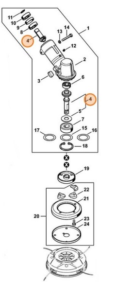 Набір шестерень STIHL 41486407302
