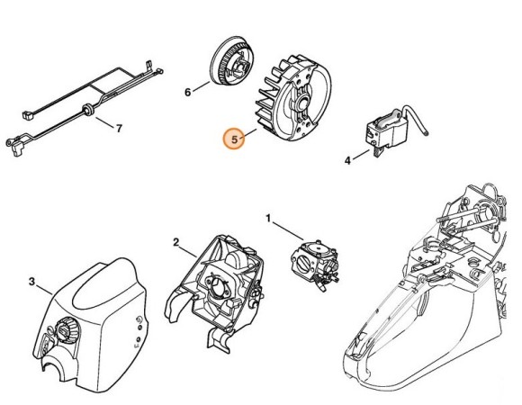 Маховик STIHL 11334001205